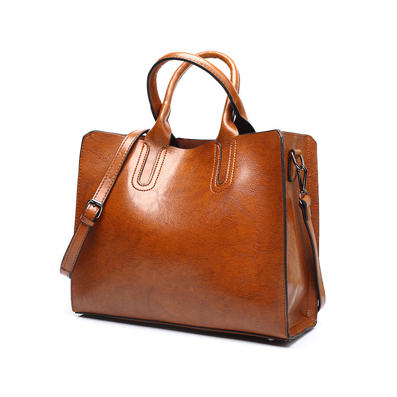 Premium Retro Leather Handbag for Women In Imported Quality