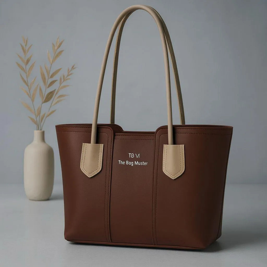 Women's Importde Leather Tote Bag - Durable & Stylish Daily Use