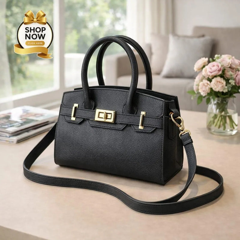Premium Leather Shoulder Bag Medium Size with Belt For Her