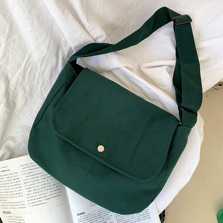 GenZ Korean Style Canvas Imported Crossbody Bag for Her