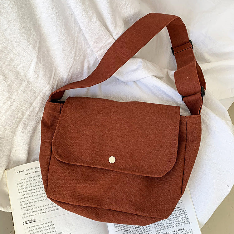 GenZ Korean Style Canvas Imported Crossbody Bag for Her